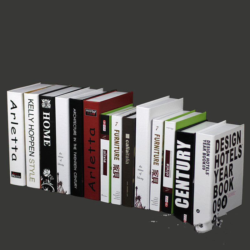 Simulation Book English Series Fake Book Simple Modern Prop Book