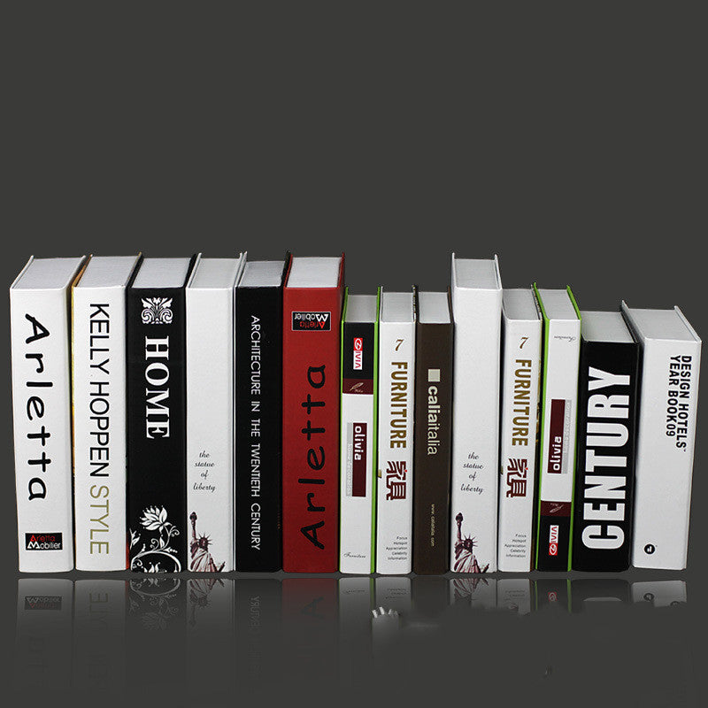 Simulation Book English Series Fake Book Simple Modern Prop Book