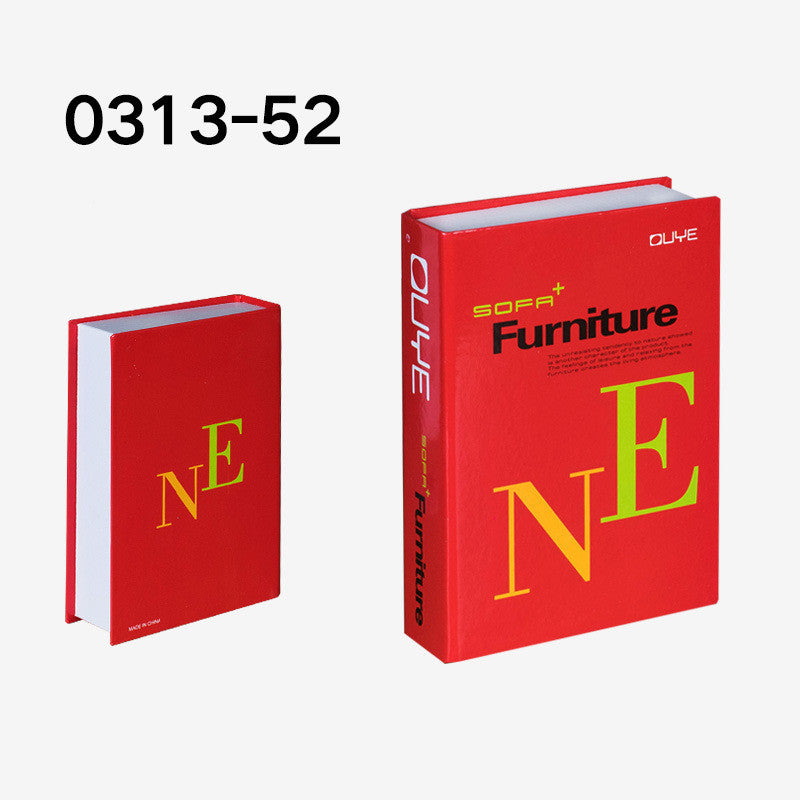 Simulation Book English Series Fake Book Simple Modern Prop Book