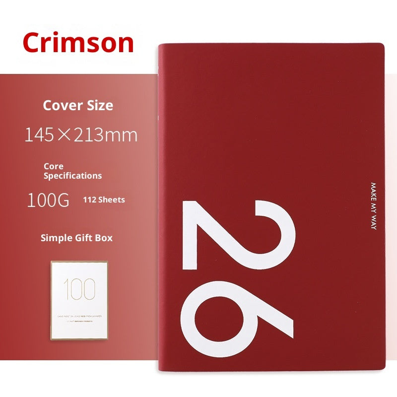 Schedule Book Simple Two Pages A Week Plan Notebook Notes