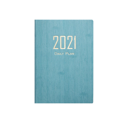 Schedule Book Full English Inside Pages A5 Efficiency Manual Plan Notebook 365 Days Time Management