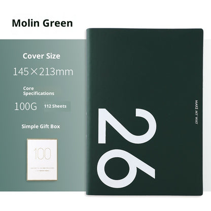 Schedule Book Simple Two Pages A Week Plan Notebook Notes