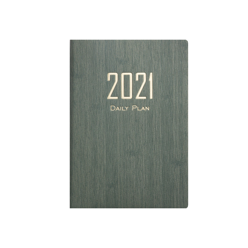 Schedule Book Full English Inside Pages A5 Efficiency Manual Plan Notebook 365 Days Time Management