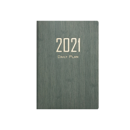 Schedule Book Full English Inside Pages A5 Efficiency Manual Plan Notebook 365 Days Time Management