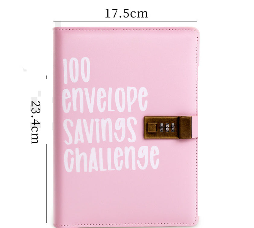 Couple's 100-day Challenge Envelope Budget Loose-leaf Notebook