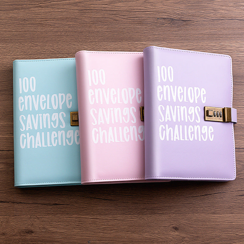 Couple's 100-day Challenge Envelope Budget Loose-leaf Notebook