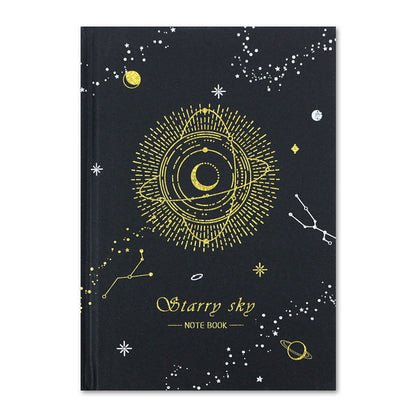 Diary Hardcover With Blank Black Paper Inside Pages