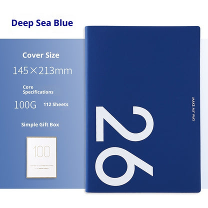 Schedule Book Simple Two Pages A Week Plan Notebook Notes