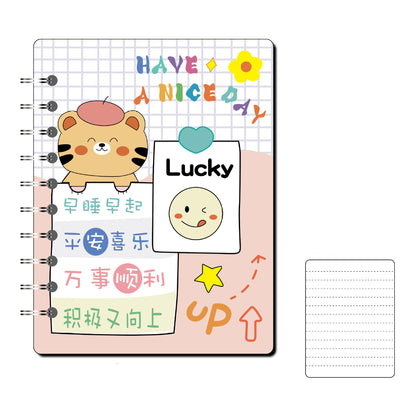 Portable Coil Notebook With Loose-leaf Pages