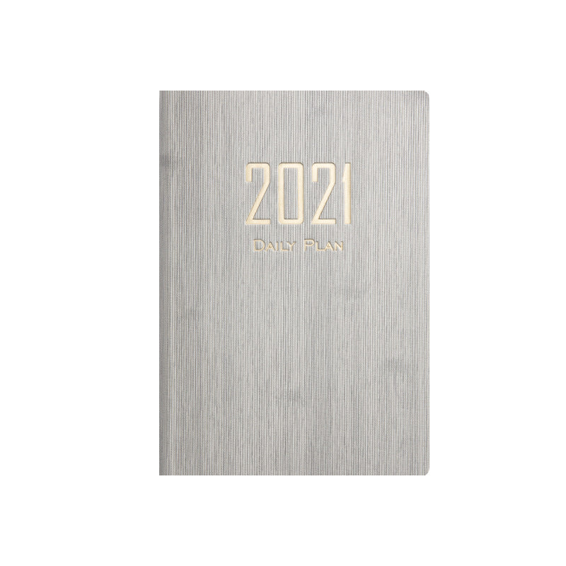 Schedule Book Full English Inside Pages A5 Efficiency Manual Plan Notebook 365 Days Time Management