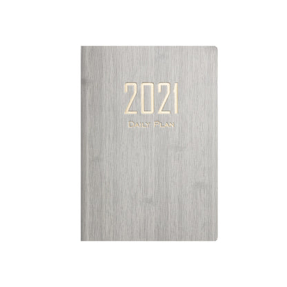 Schedule Book Full English Inside Pages A5 Efficiency Manual Plan Notebook 365 Days Time Management