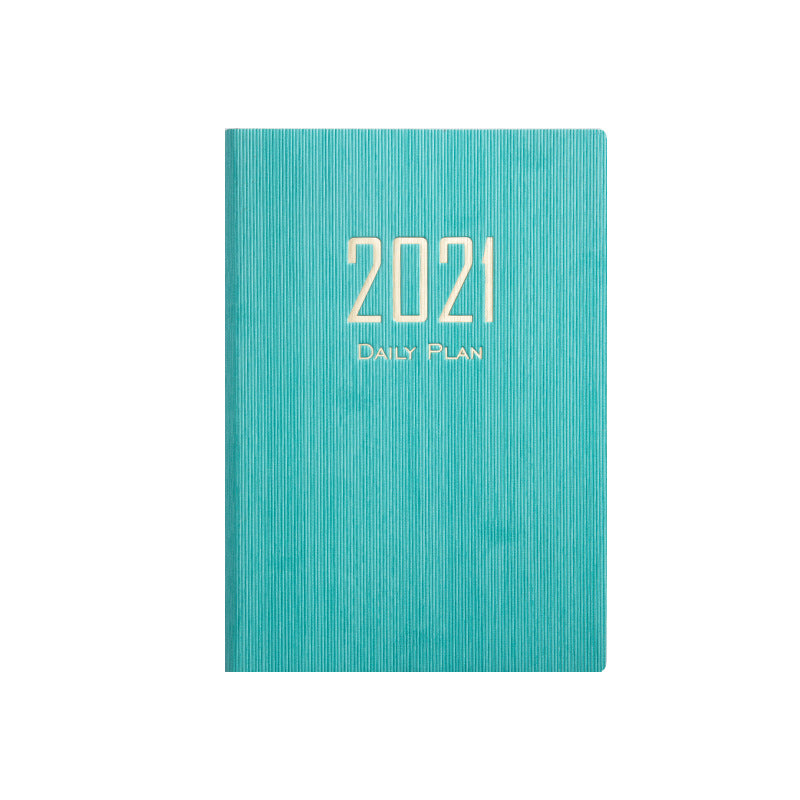 Schedule Book Full English Inside Pages A5 Efficiency Manual Plan Notebook 365 Days Time Management