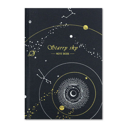 Diary Hardcover With Blank Black Paper Inside Pages