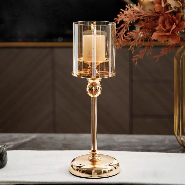 Nordic Light Luxury Candle Holder Retro Romantic Atmosphere