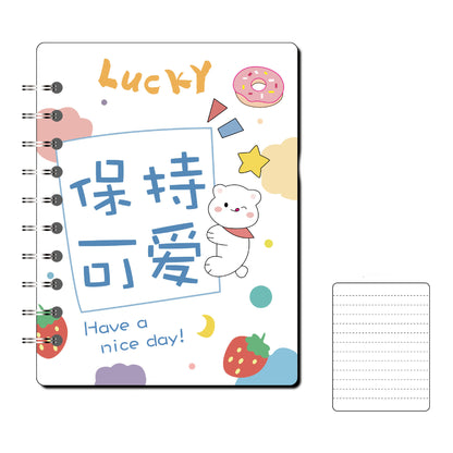 Portable Coil Notebook With Loose-leaf Pages