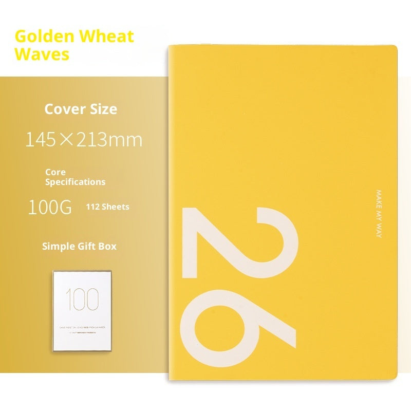 Schedule Book Simple Two Pages A Week Plan Notebook Notes