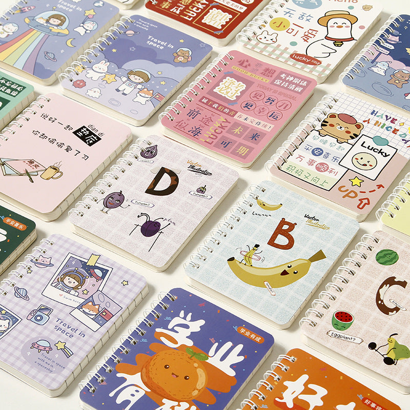 Portable Coil Notebook With Loose-leaf Pages