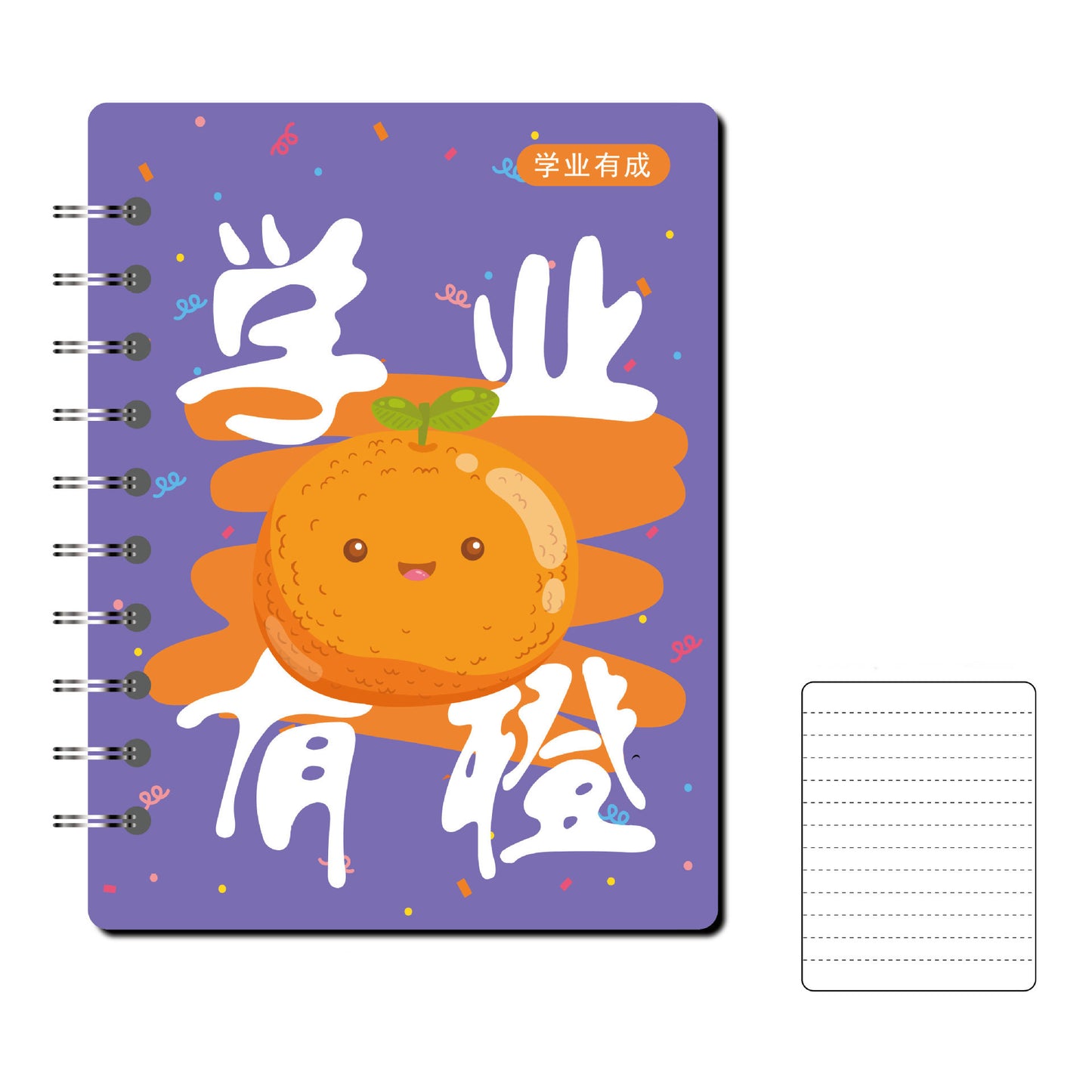 Portable Coil Notebook With Loose-leaf Pages