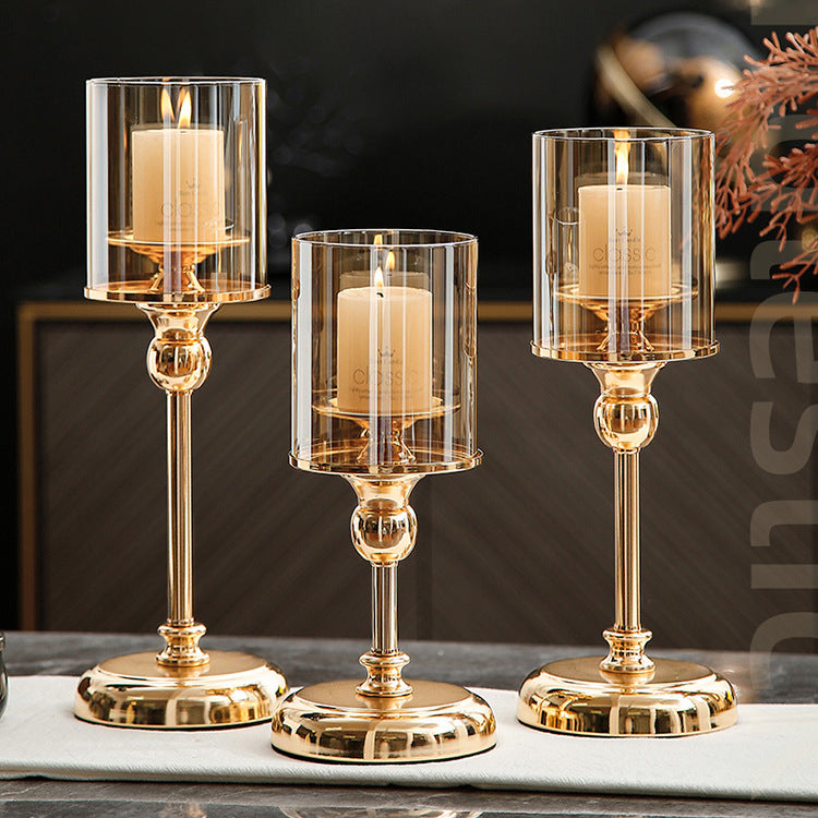 Nordic Light Luxury Candle Holder Retro Romantic Atmosphere
