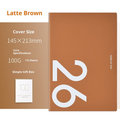 Schedule Book Simple Two Pages A Week Plan Notebook Notes